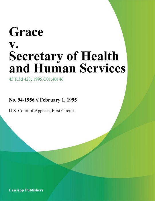 Grace v. Secretary of Health and Human Services