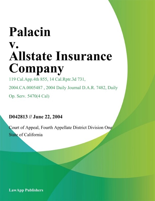 Palacin v. Allstate Insurance Company