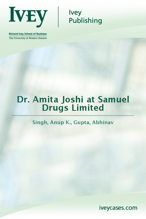 Dr. Amita Joshi at Samuel Drugs Limited
