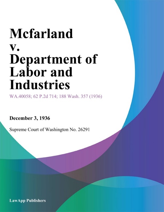 Mcfarland V. Department Of Labor And Industries