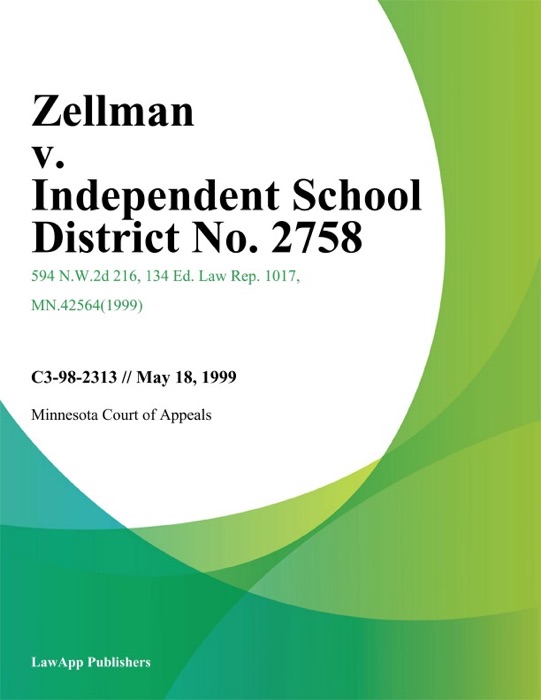 Zellman V. Independent School District No. 2758