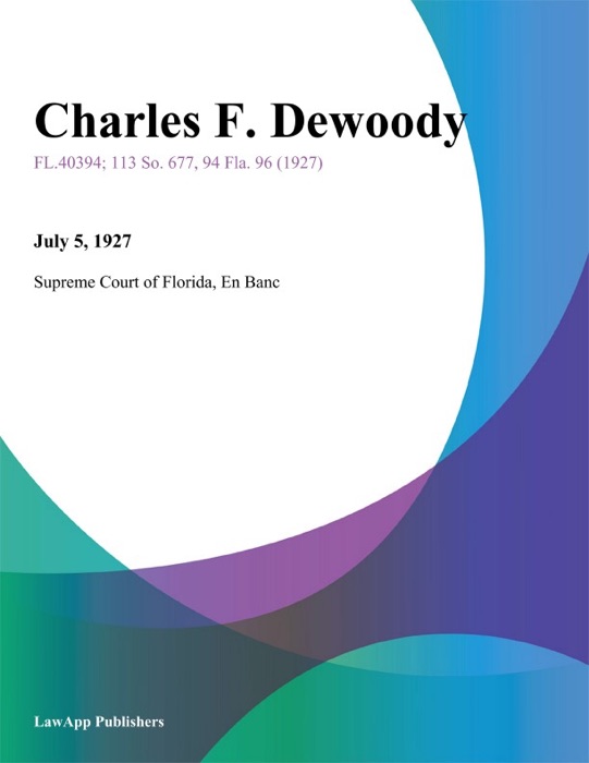 Charles F. Dewoody