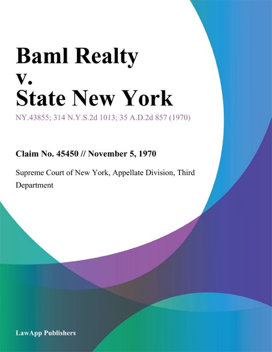 Baml Realty v. State New York