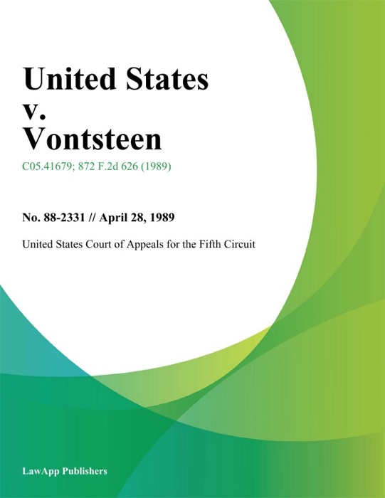 United States v. Vontsteen