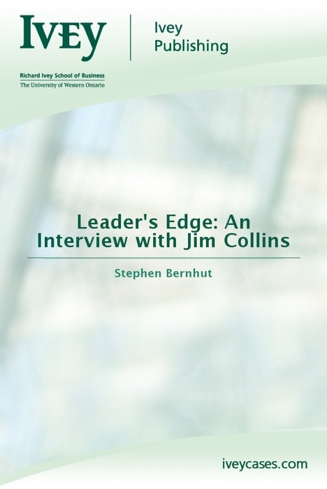 Leader's Edge: An Interview with Jim Collins