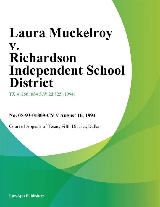 Laura Muckelroy v. Richardson Independent School District