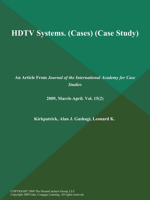 HDTV Systems (Cases) (Case Study)