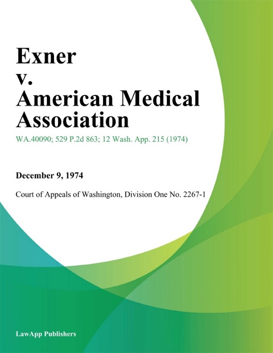 Exner V. American Medical Association