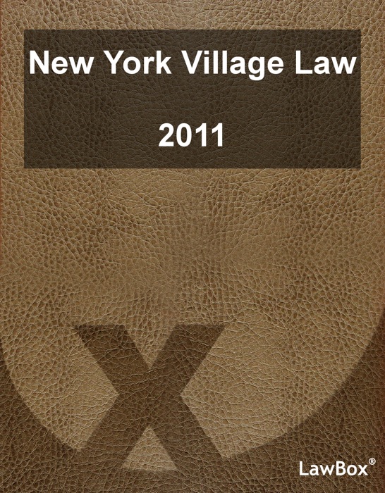 New York Village Law 2011