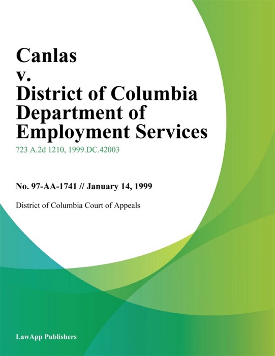 Canlas v. District of Columbia Department of Employment Services