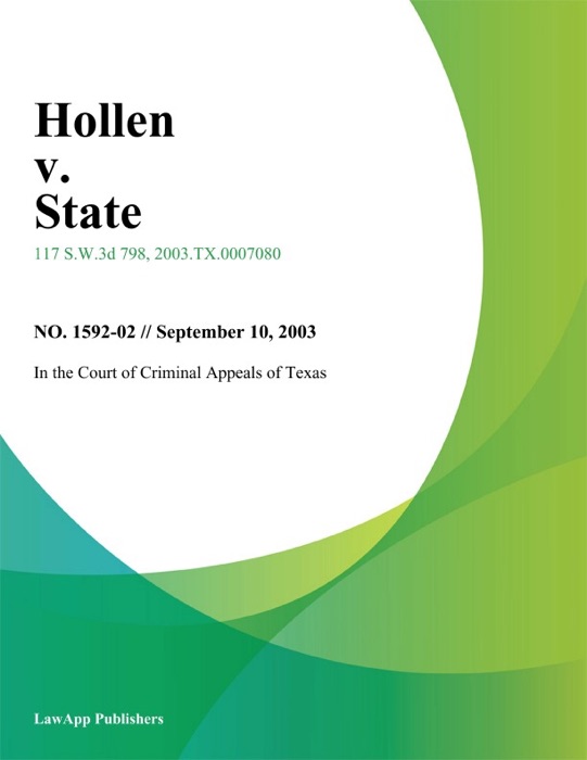 Hollen V. State