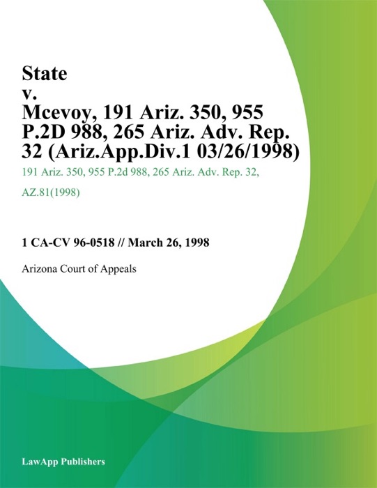 State V. Mcevoy