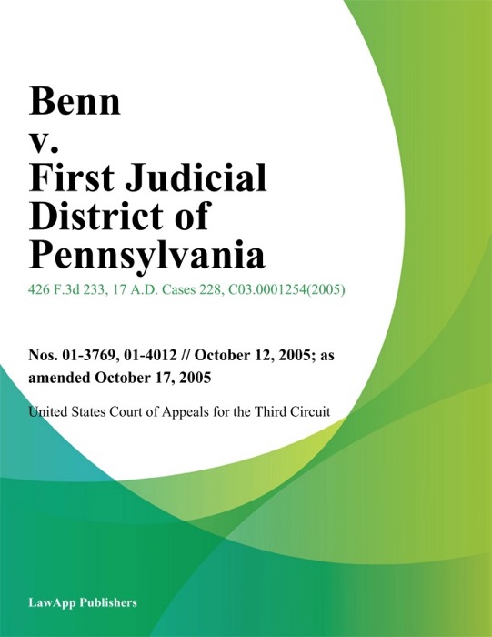 Benn v. First Judicial District of Pennsylvania