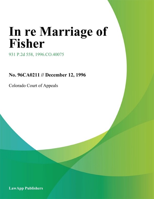 In re Marriage of Fisher