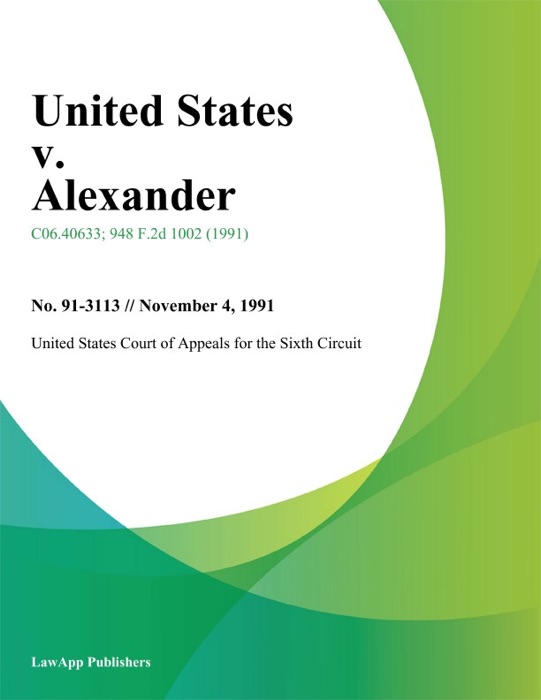 United States v. Alexander