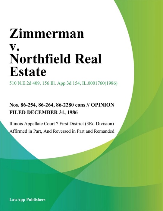 Zimmerman v. Northfield Real Estate