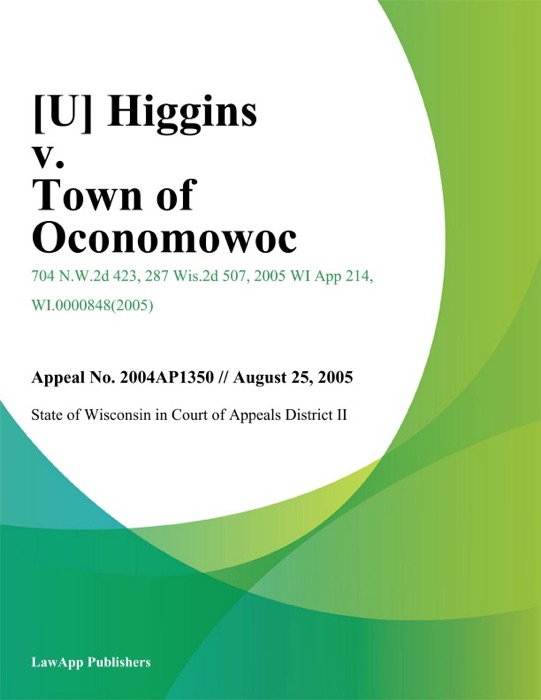 Higgins v. Town of Oconomowoc