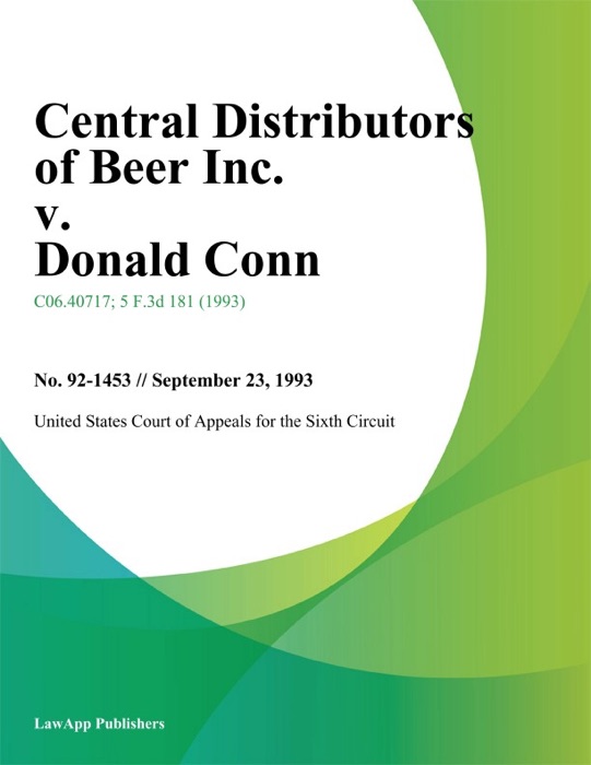 Central Distributors of Beer Inc. v. Donald Conn