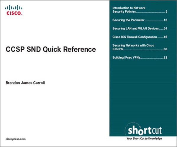 CCSP SND Quick Reference (Digital Short Cut)