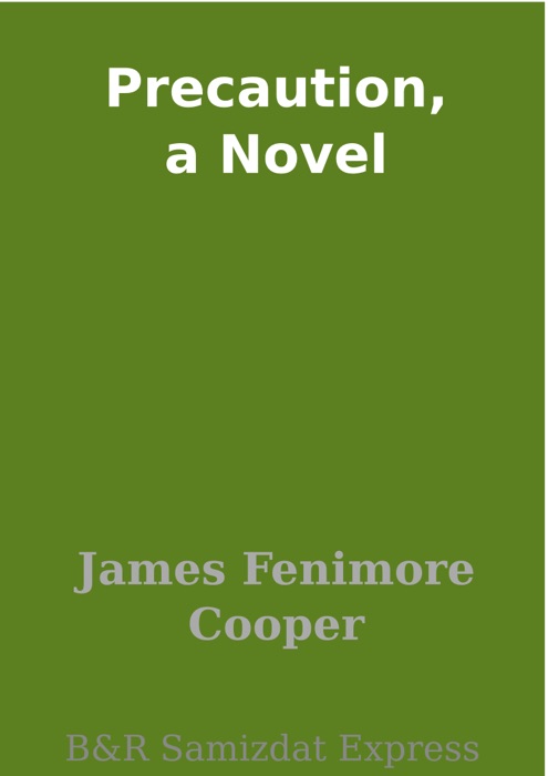 Precaution, a Novel