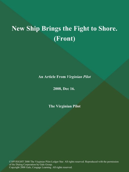 New Ship Brings the Fight to Shore (Front)