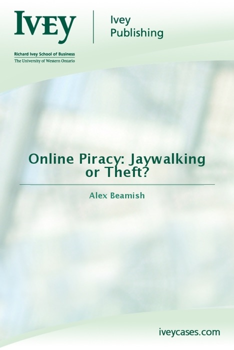 Online Piracy: Jaywalking or Theft?
