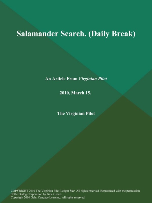 Salamander Search (Daily Break)