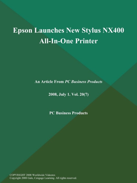 Epson Launches New Stylus NX400 All-In-One Printer