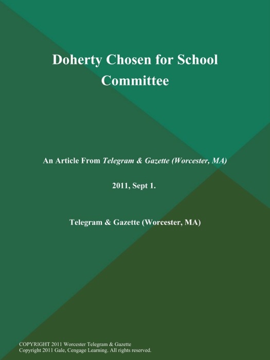 Doherty Chosen for School Committee