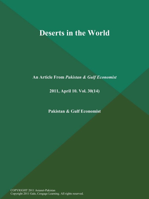 Deserts in the World