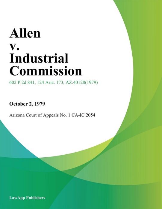 Allen V. Industrial Commission