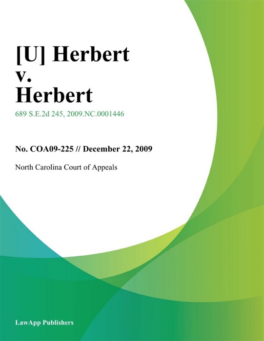 Herbert v. Herbert