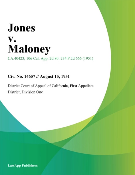 Jones v. Maloney