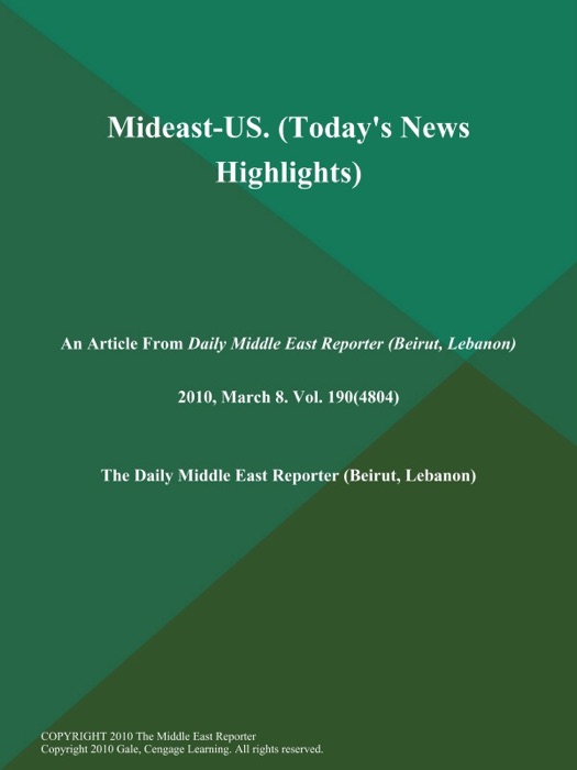 Mideast-US (Today's News Highlights)