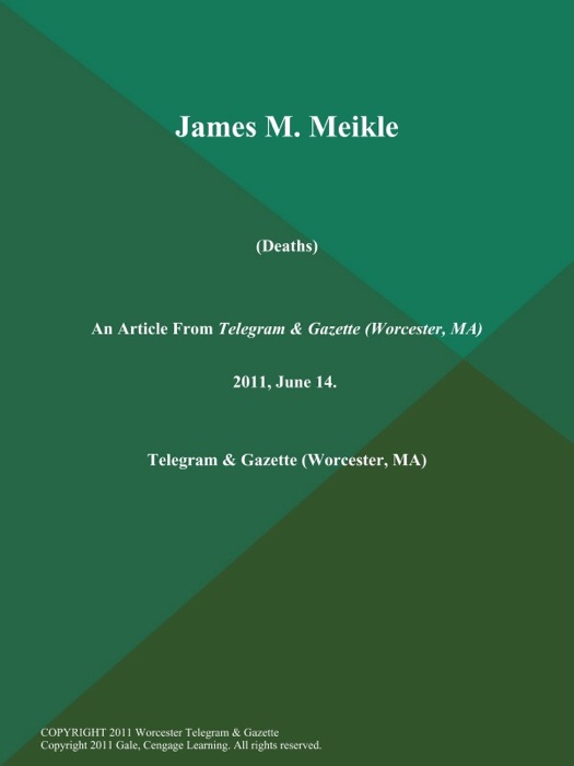 James M. Meikle (Deaths)