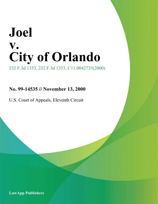 Joel V. City Of Orlando