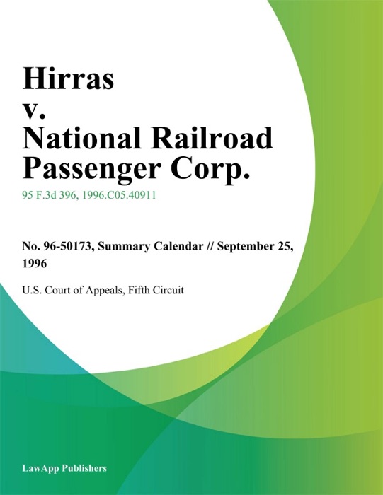 Hirras v. National Railroad Passenger Corp.