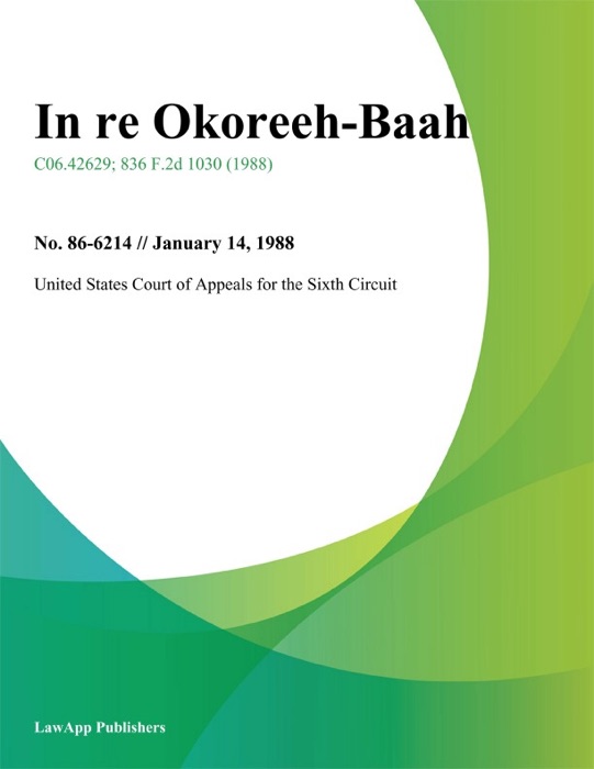 In Re Okoreeh-Baah