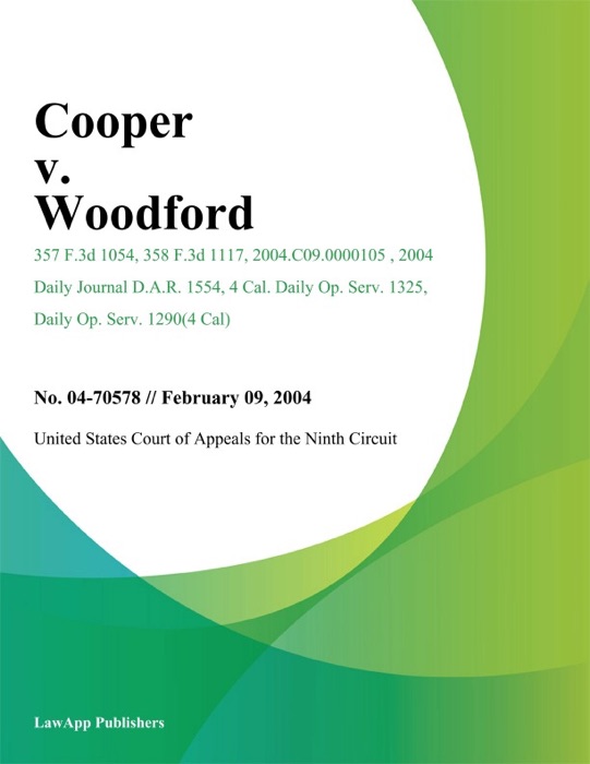 Cooper v. Woodford