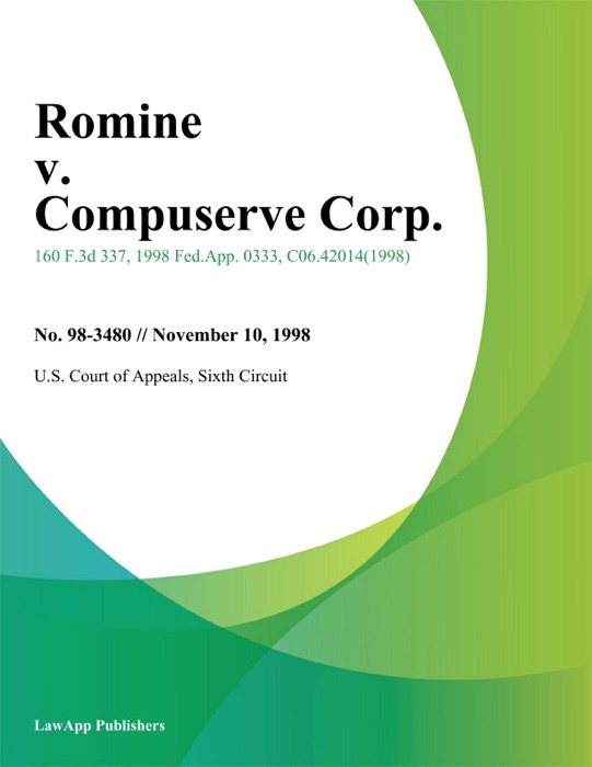 Romine V. Compuserve Corp.