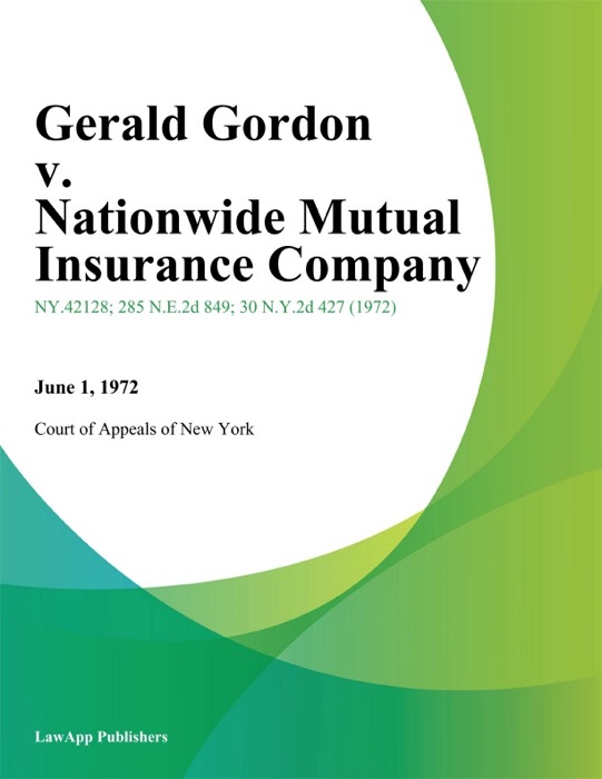 Gerald Gordon v. Nationwide Mutual Insurance Company