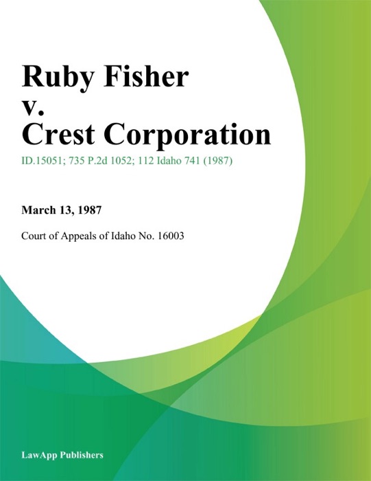 Ruby Fisher v. Crest Corporation