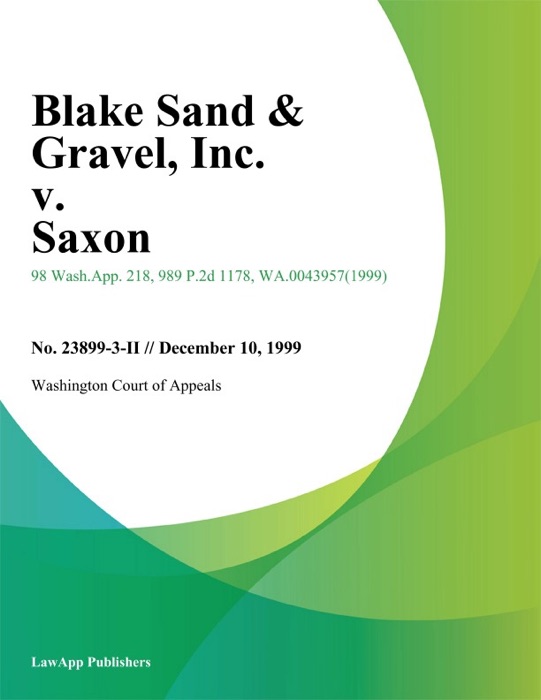 Blake Sand & Gravel