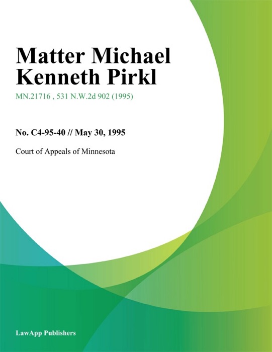 Matter Michael Kenneth Pirkl