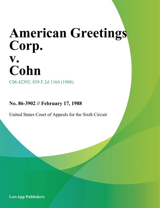 American Greetings Corp. V. Cohn