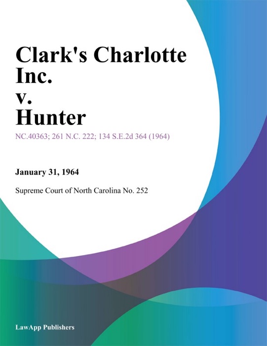 Clarks Charlotte Inc. v. Hunter