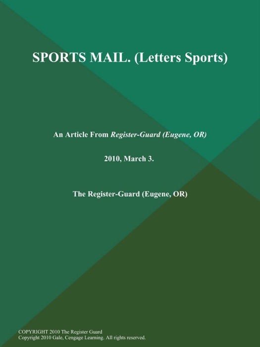 SPORTS MAIL (Letters Sports)