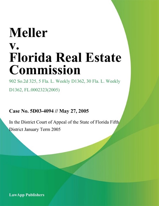 Meller v. Florida Real Estate Commission