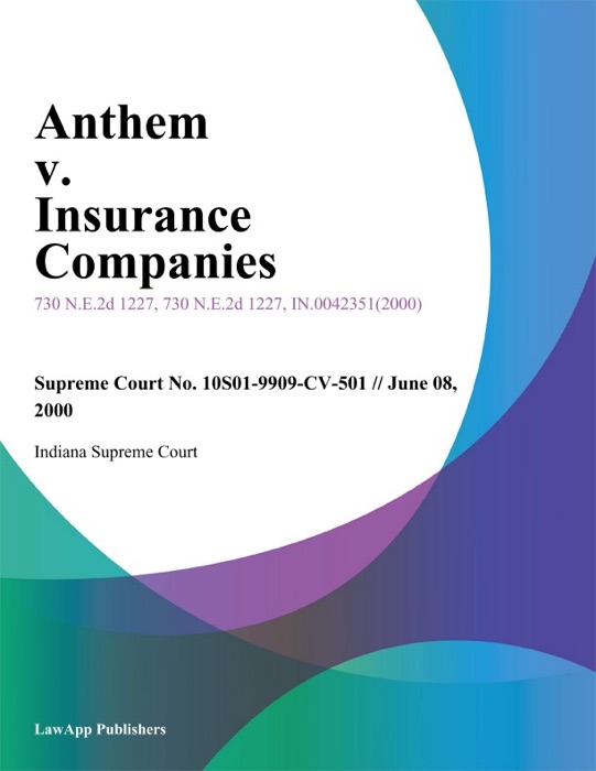 Anthem v. Insurance Companies
