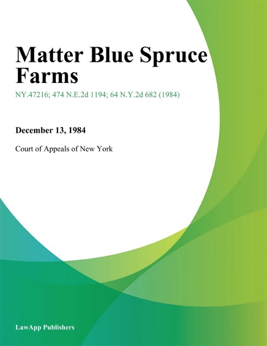Matter Blue Spruce Farms